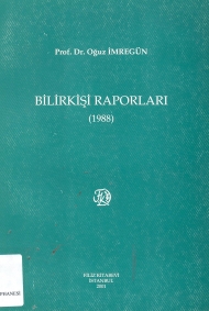 Bilirkişi Raporları ( 1988 ) kapağı