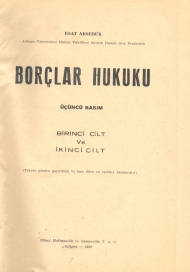 Borçlar Hukuku ( 1950 ) kapağı