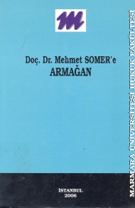 Doç.Dr. Mehmet Somer'e Armağan kapağı