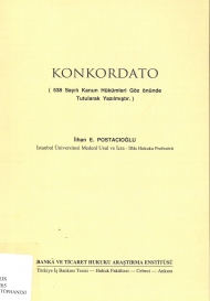 Konkordato ( 538 sayılı kanun göz önünde tutularak yazılmıştır ) kapağı