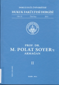 Prof.Dr. M. Polat Soyer'e Armağan II kapağı