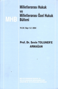 Prof.Dr. Sevin Toluner'e Armağan kapağı