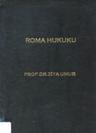Roma Hukuku ( Umumi Mefhumlar - Hakların Himayesi ) kapağı