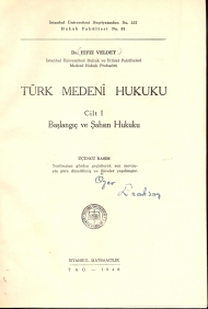 Türk Medeni Hukuku - Başlangıç ve Şahsın Hukuku Cilt 1 kapağı