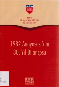 1982 Anayasasının 30. Yıl Bilançosu kapağı