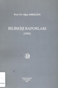 Bilirkişi Raporları ( 1992 ) kapağı