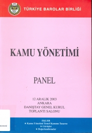 Kamu Yönetimi ( Panel ) kapağı