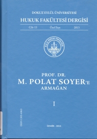 Prof.Dr. M. Polat Soyer'e Armağan I kapağı