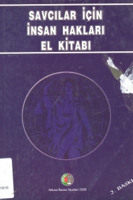 Savcılar İçin İnsan Hakları El Kitabı ( Uluslararası Savcılar Birliği ) kapağı