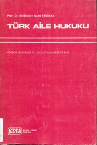 Türk Aile Hukuku kapağı