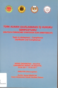 Türk Alman Uluslararası İş Hukuku Sempozyumu kapağı