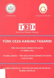 Türk Ceza Kanunu Tasarısı  kapağı