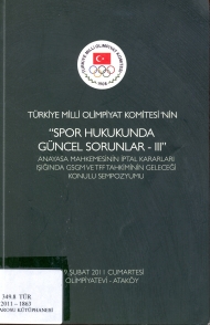Türkiye Milli Olimpiyat Komitesi'nin  kapağı